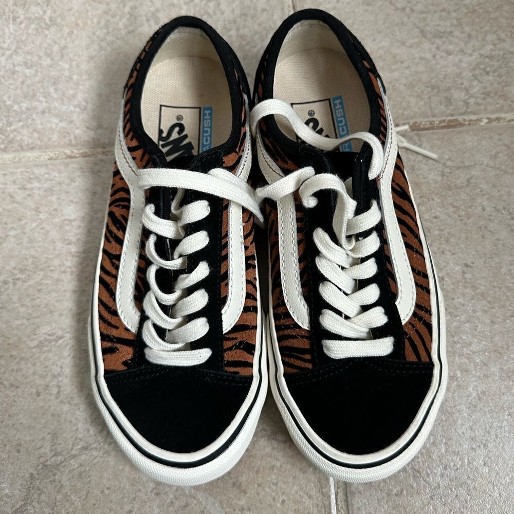 Vans Style 36 Decon Sf Animal Stripes Black Marshmallow size 3.5 men 5 women - Picture 3 of 6